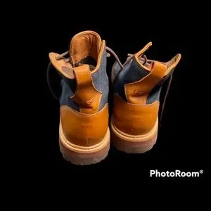 Men\'s UGG HUNTLEY Blue Denim Boots 11 Navy Leather UGG - Huntley Navy Blue Denim Boots 11 Leather 1004844 2  main image 4